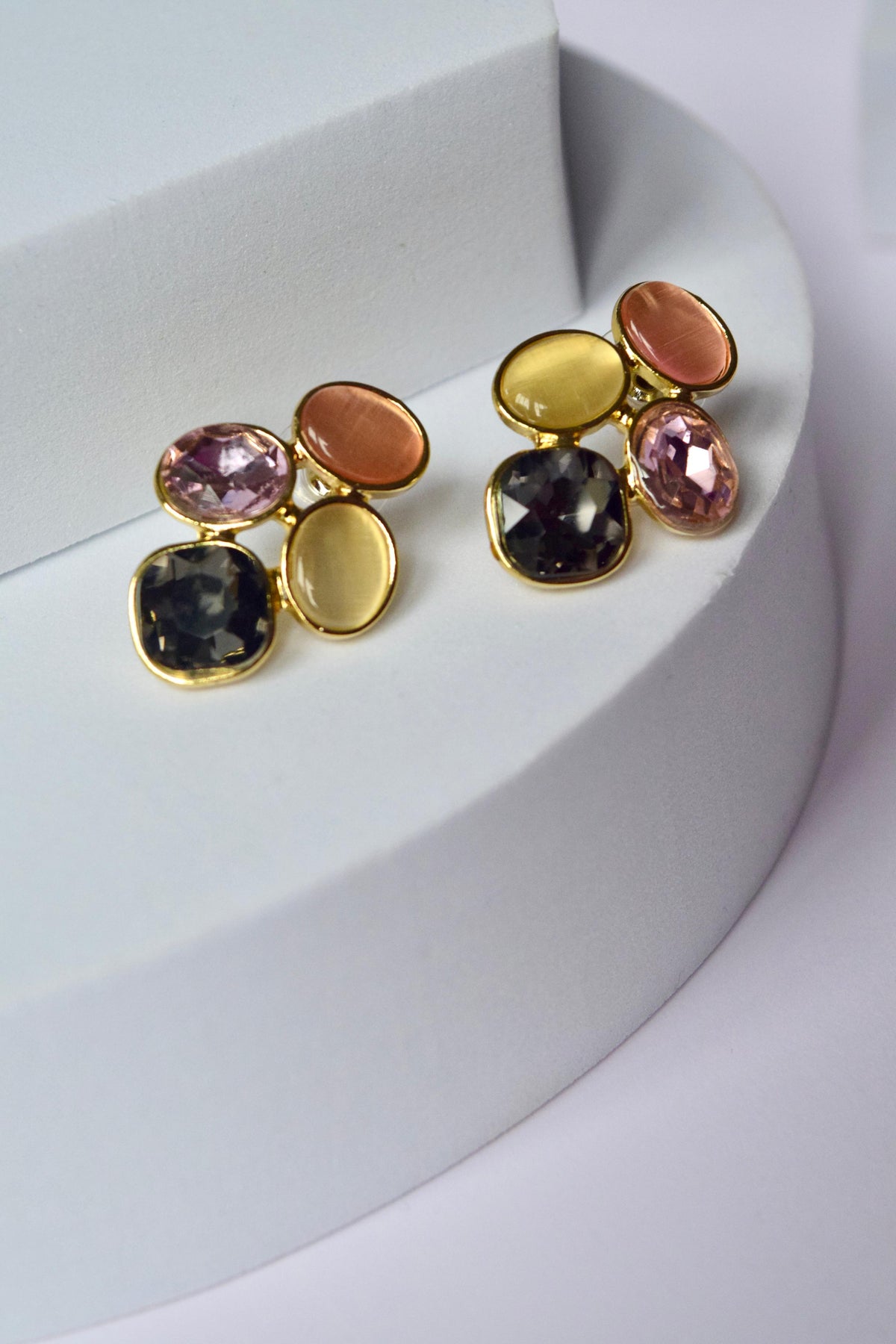 Obsidiana Earrings by Paired, view 2