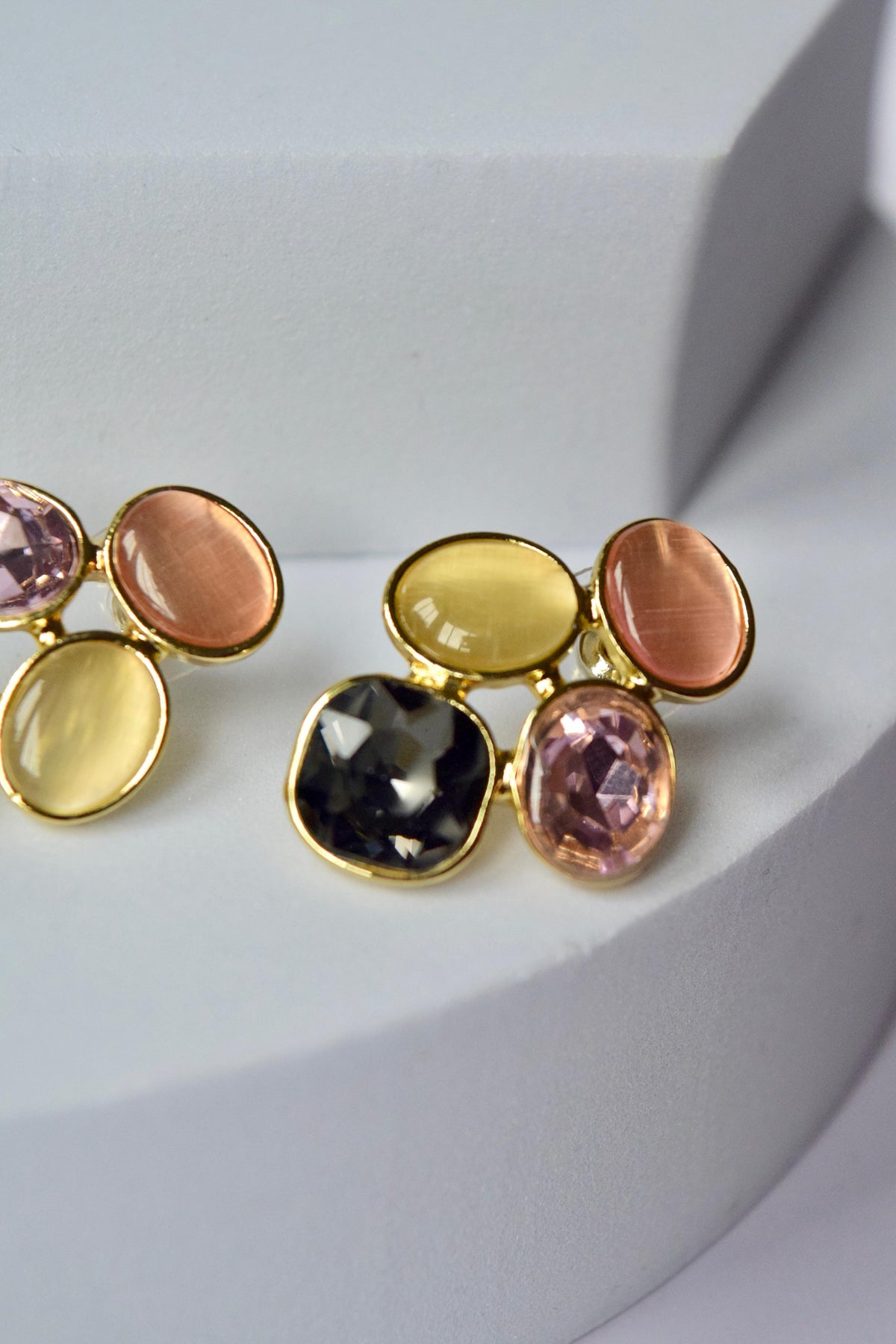 Obsidiana Earrings by Paired