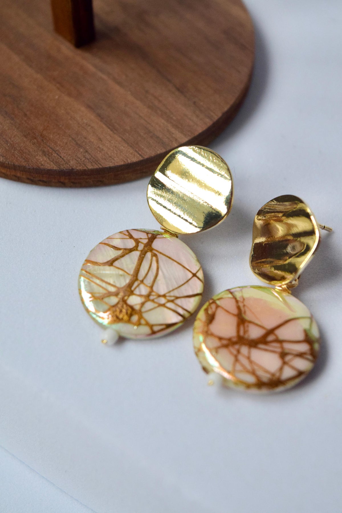 Nude Élan Earrings by Paired, view 2