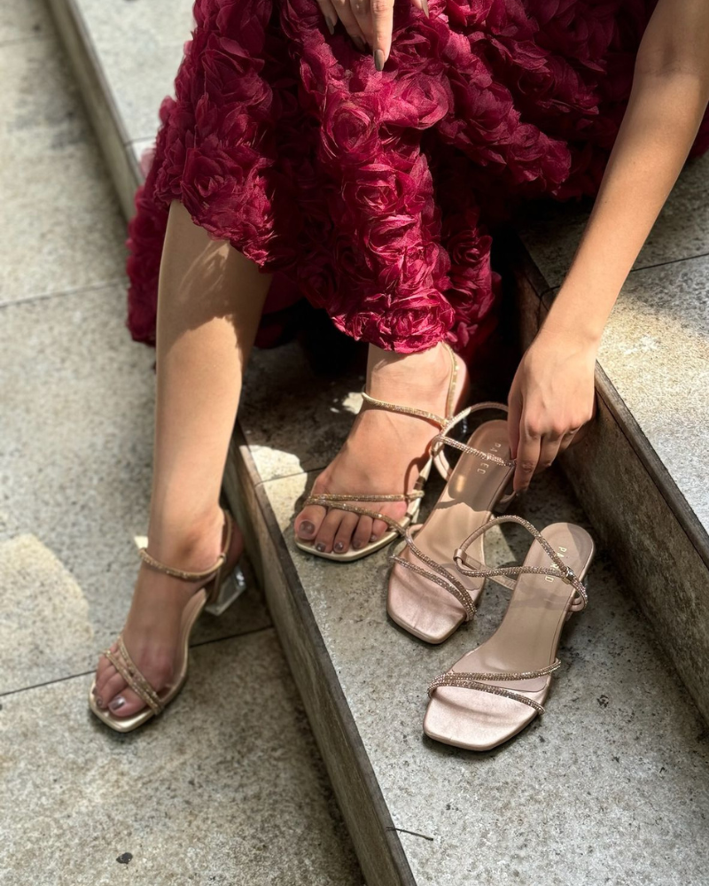 Cleo Glass Heel by Paired