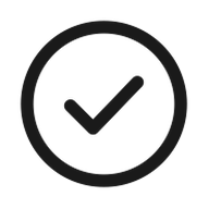 Paired highlight icon: check