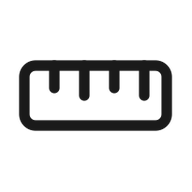 Paired highlight icon: ruler