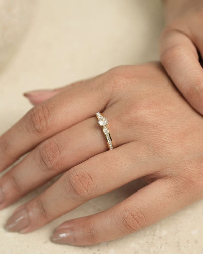 Eve Solitaire Ring by Paired, view 2