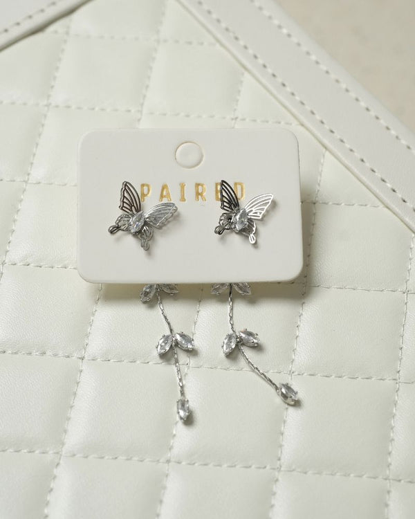 Stella Butterfly Drop Earrings