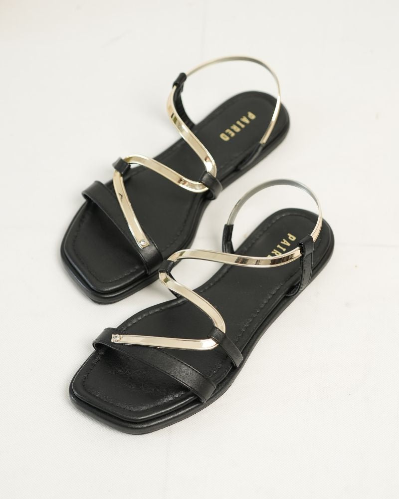 Gold Accent Sandals