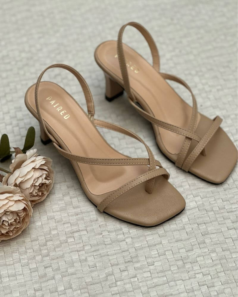 Alice Toe Cross Heels by Paired