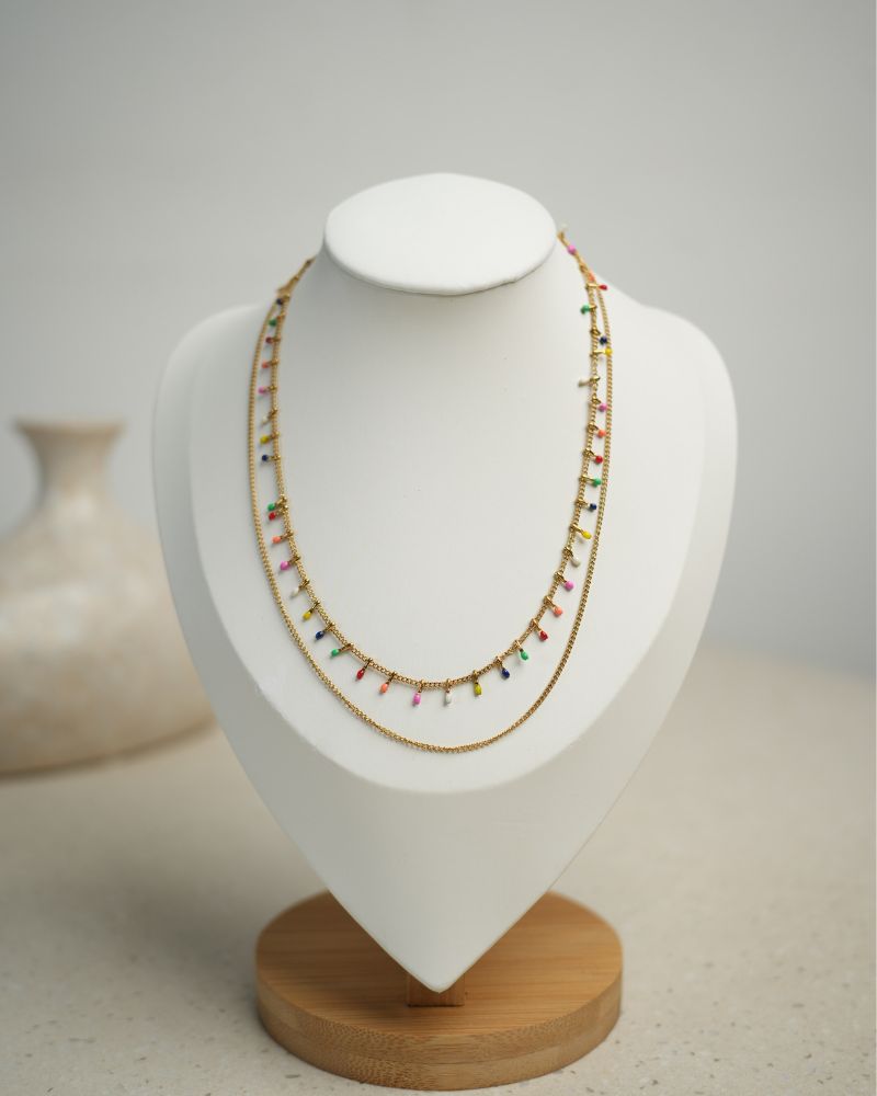Color Pop Layered Necklace