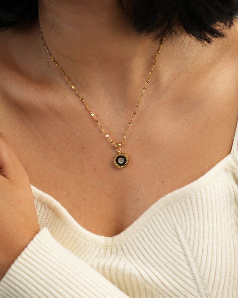 Capri Medallion Necklace by Paired