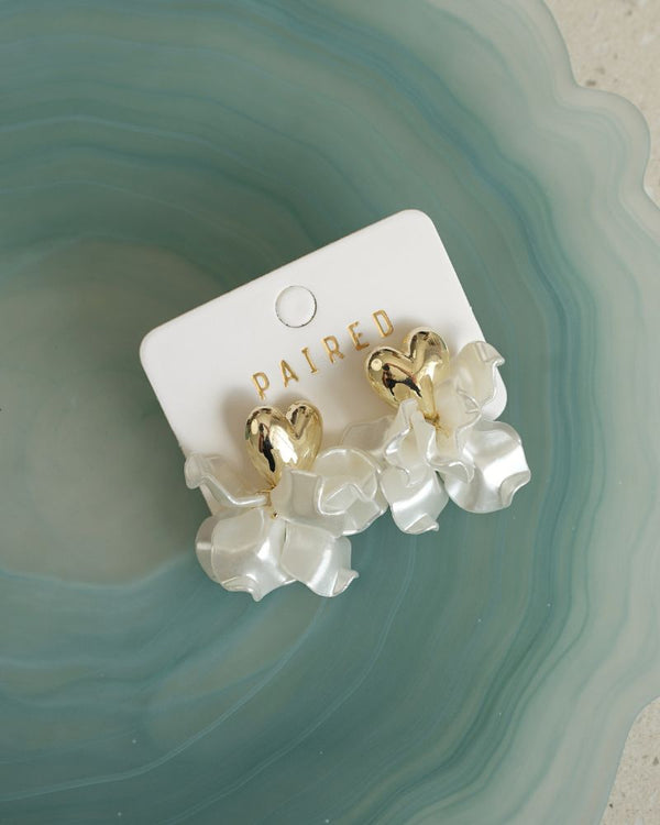 Heart's Blossom Earrings