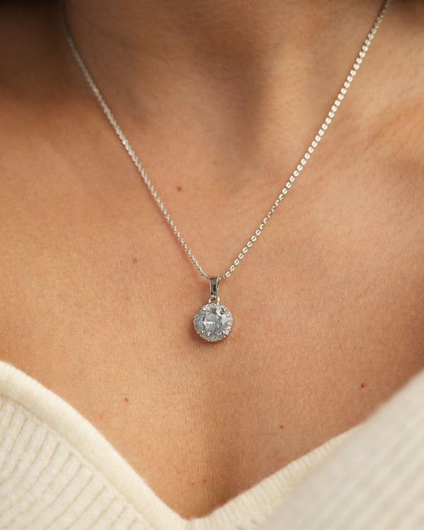 Solitaire Pendant Necklace