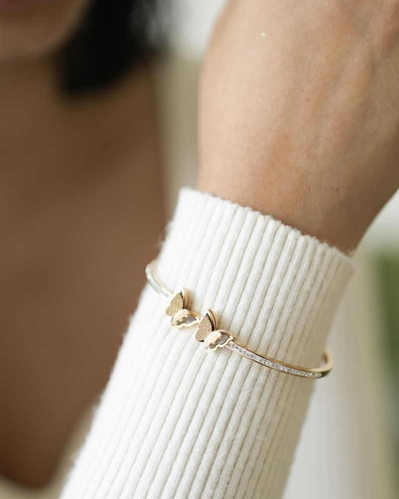 Maia Butterfly Bangle
