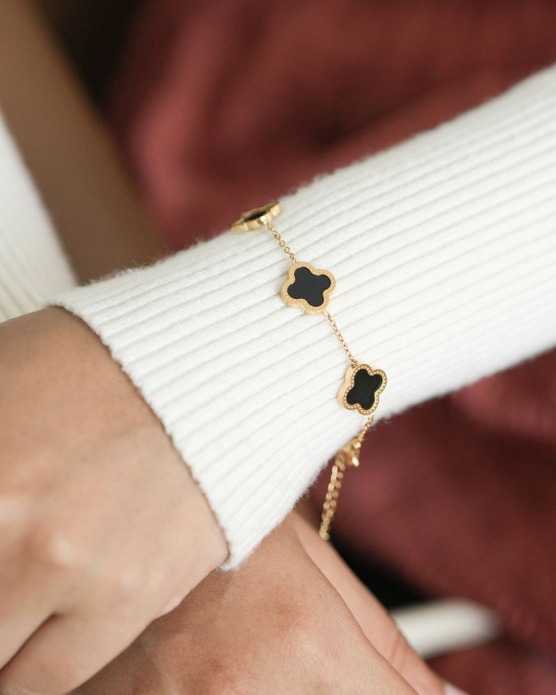 Gold Clover Bracelet
