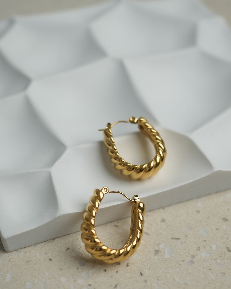 Bold Croissant Hoops