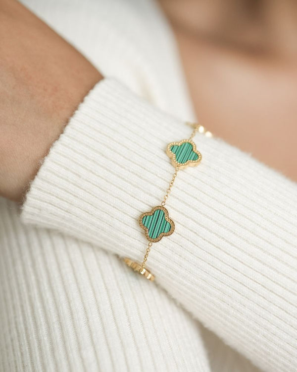 Gold Clover Bracelet