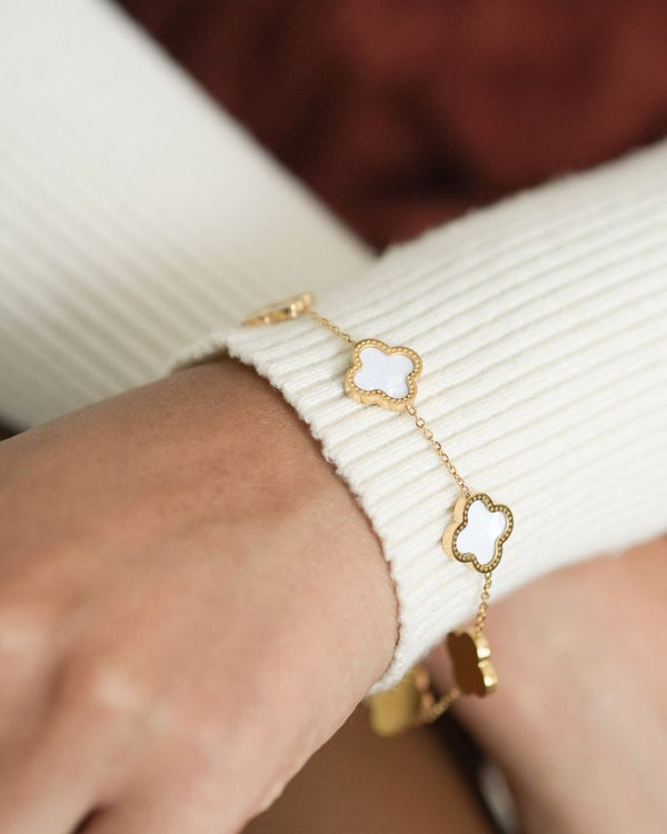 Gold Clover Bracelet