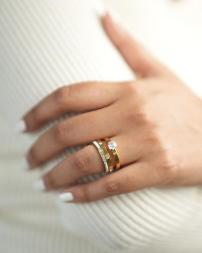 Aria Ring Stack by Paired, view 2