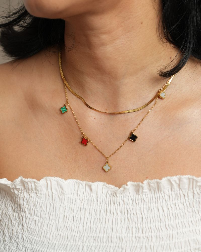 Clover Layered Necklace