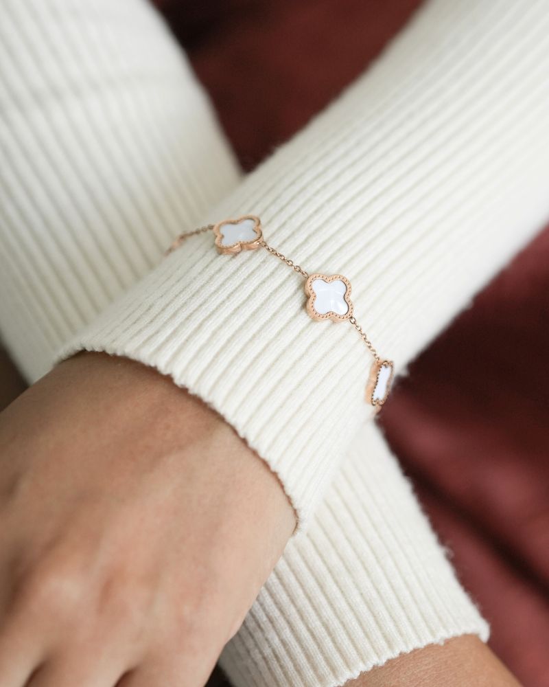 Rosegold Clover Bracelet