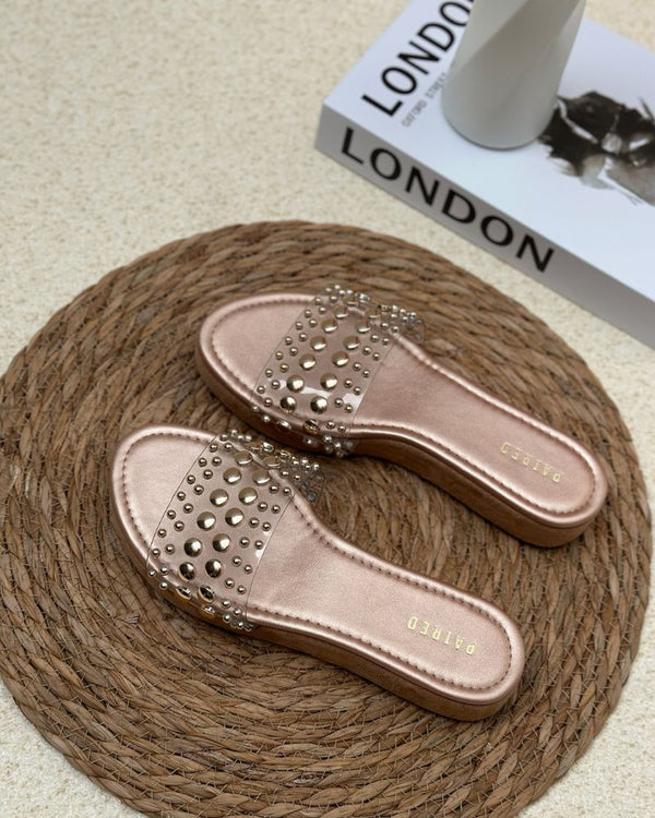 Larissa Studded Sliders