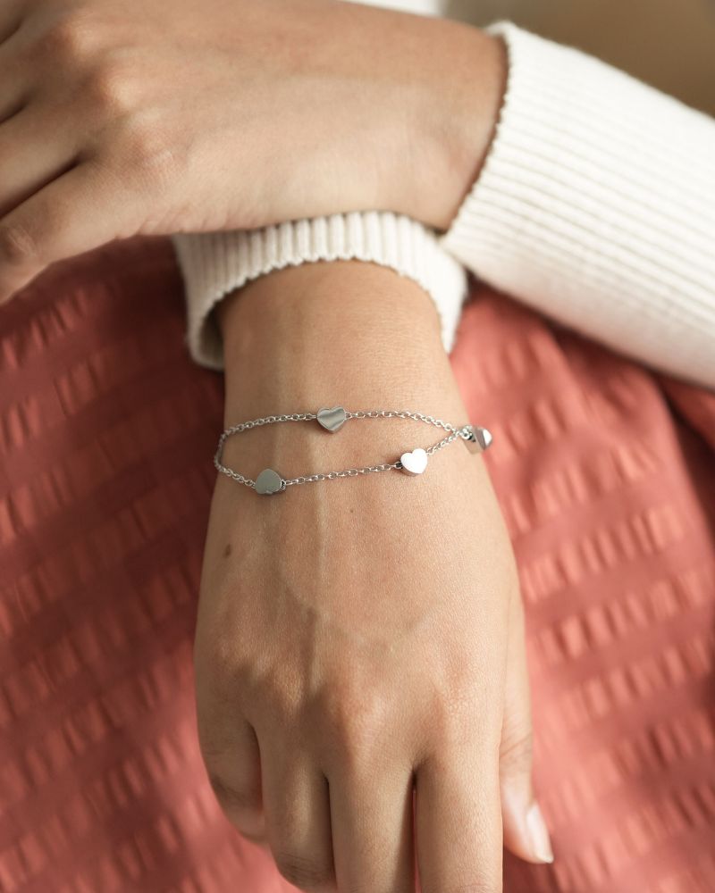 Heart Charm Bracelet