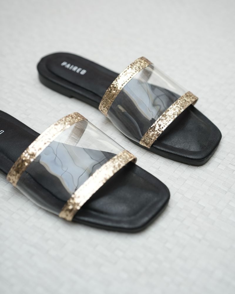 Glitter Clear Slider