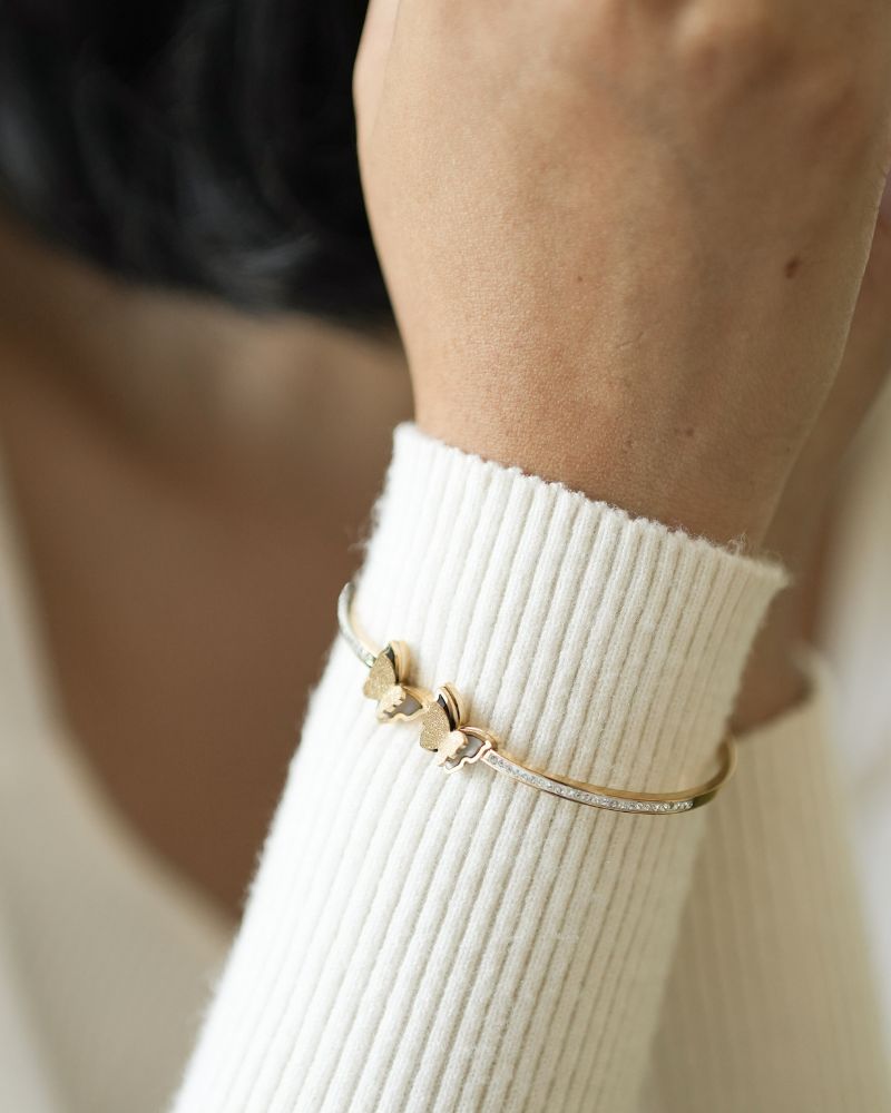 Maia Butterfly Bangle