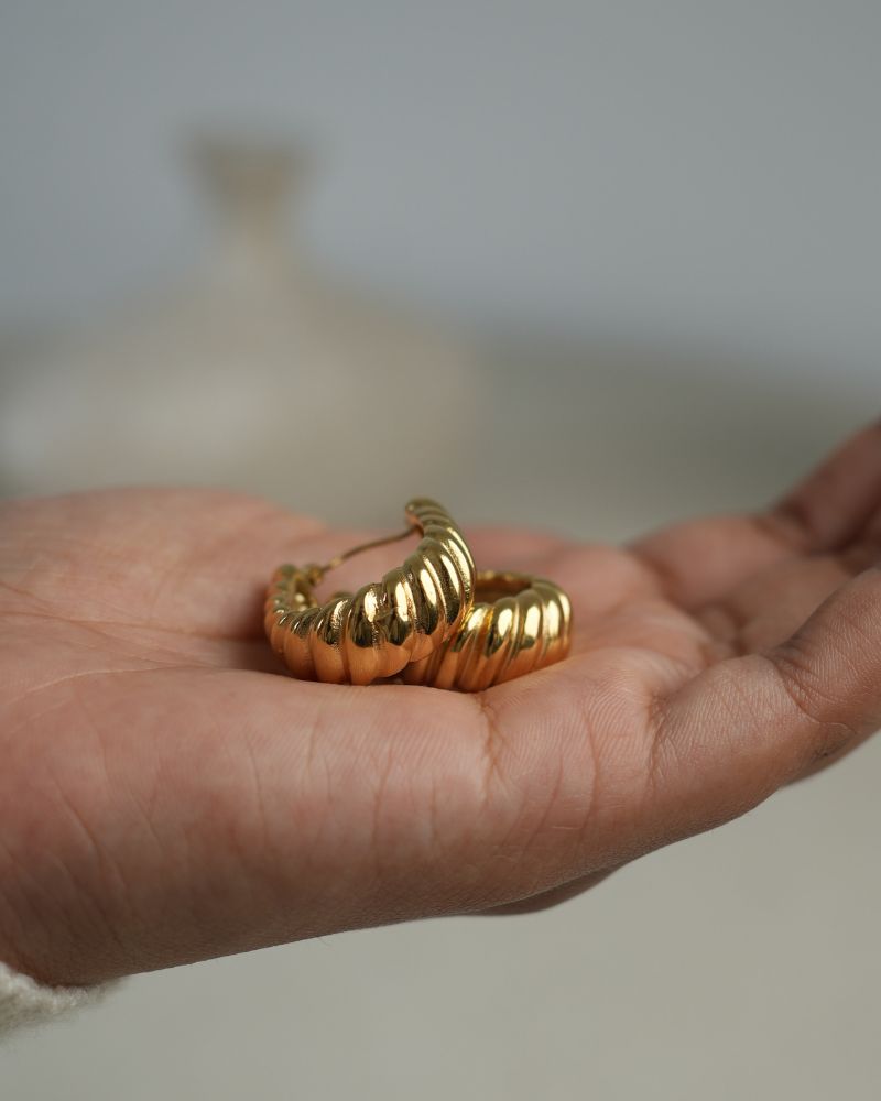 Bold Croissant Hoops
