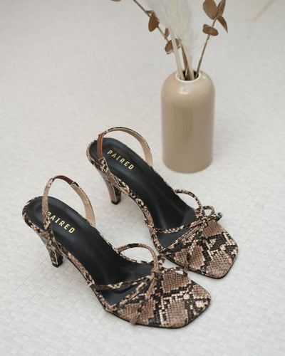 Enya Textured Heels by Paired, view 8