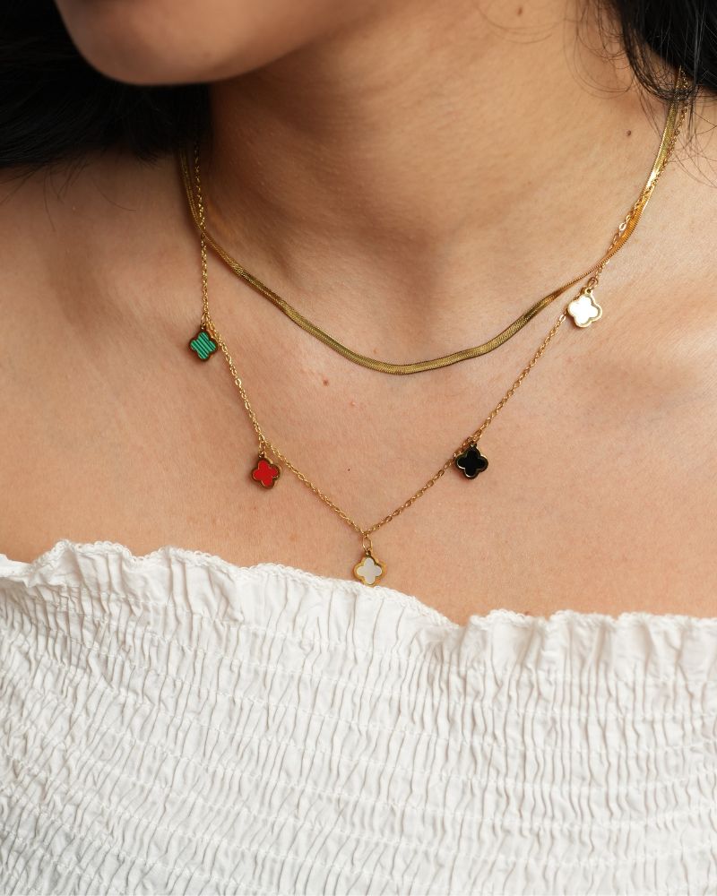 Clover Layered Necklace