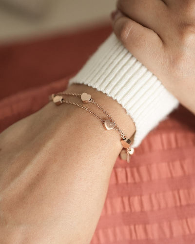 Heart Charm Bracelet by Paired, view 4