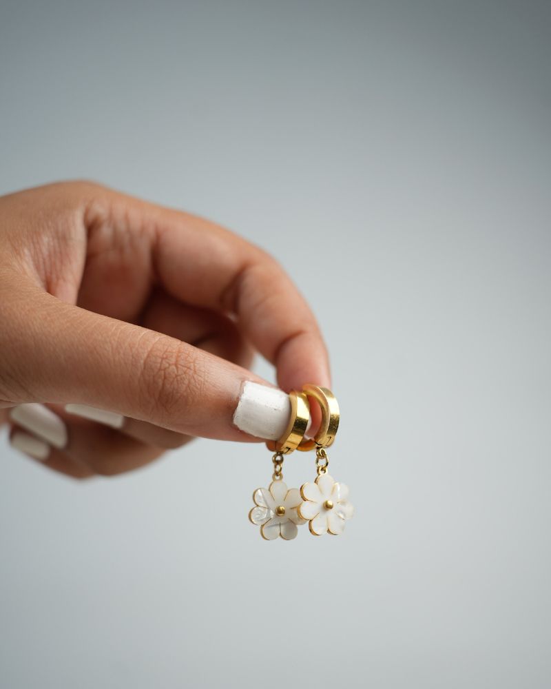 Flower Drop Earrings