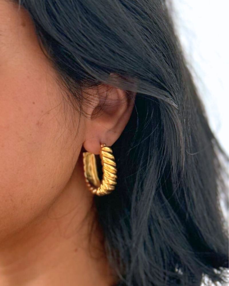 Bold Croissant Hoops