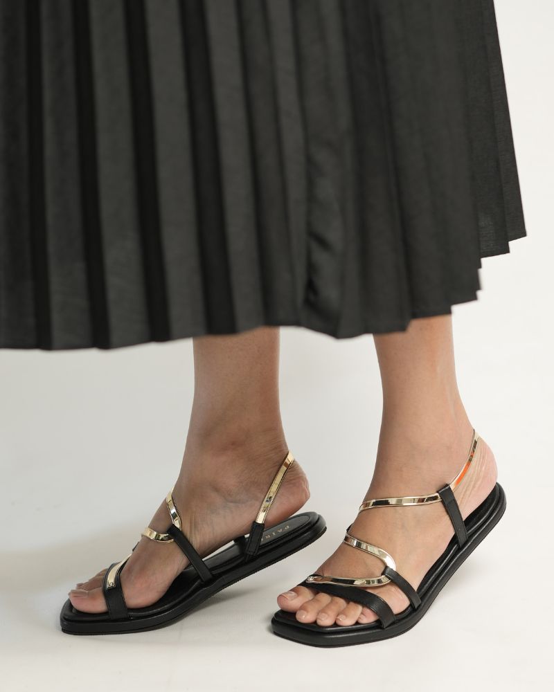 Gold Accent Sandals