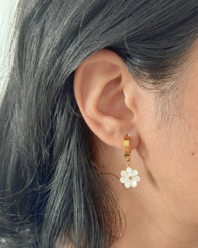 Flower Drop Earrings