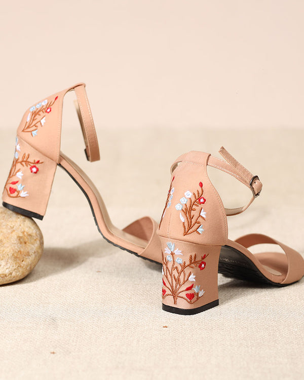 Embroidery heels
