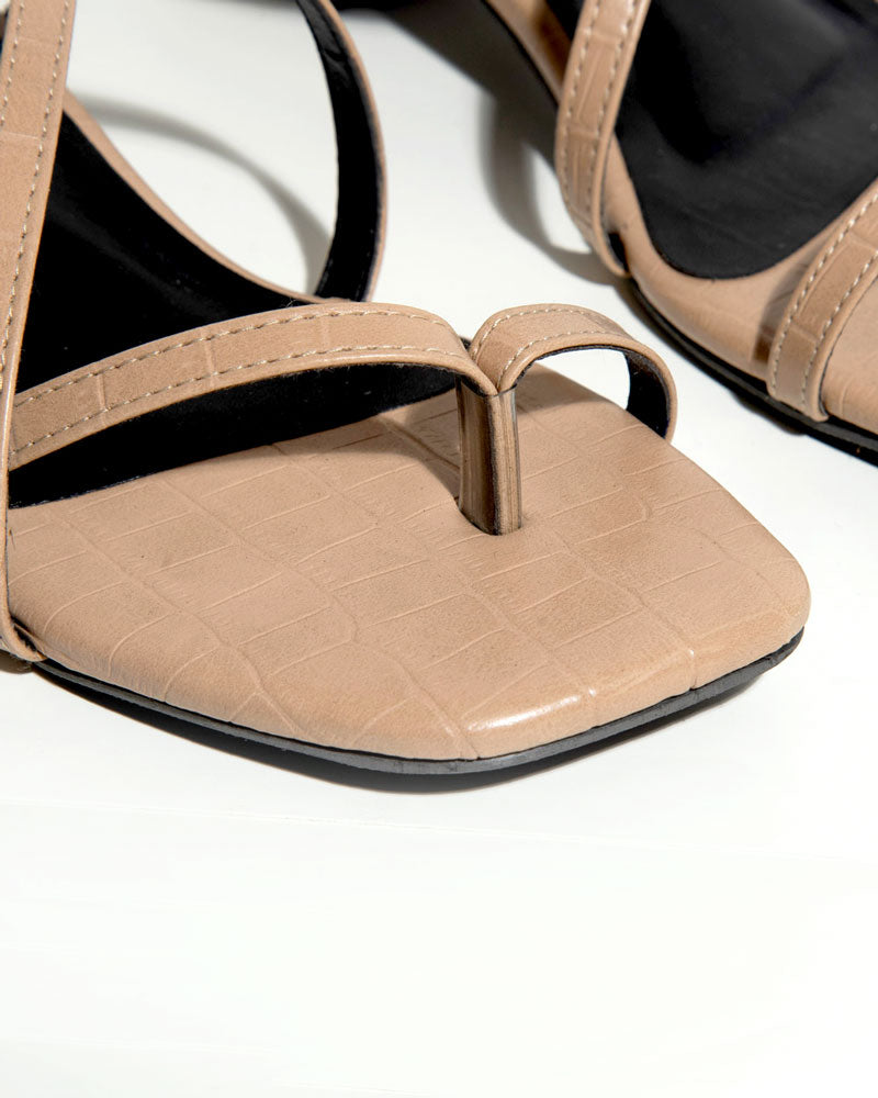 Claire Low Block Heels
