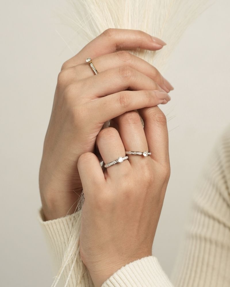 Eve Solitaire Ring by Paired