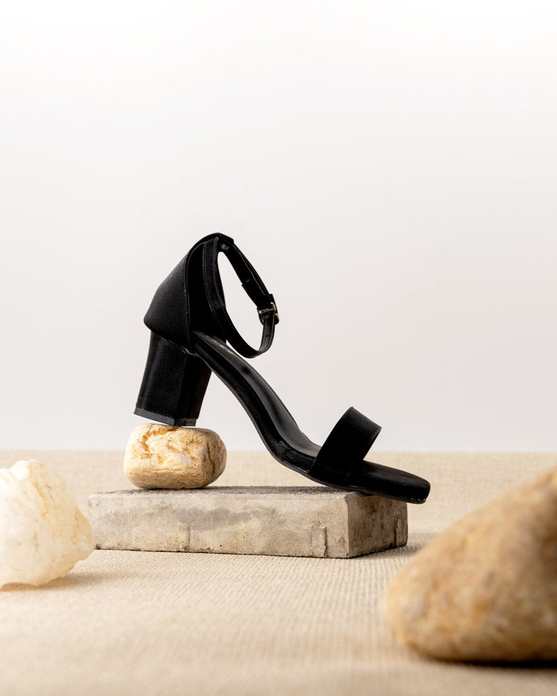 Croc Block Heel 