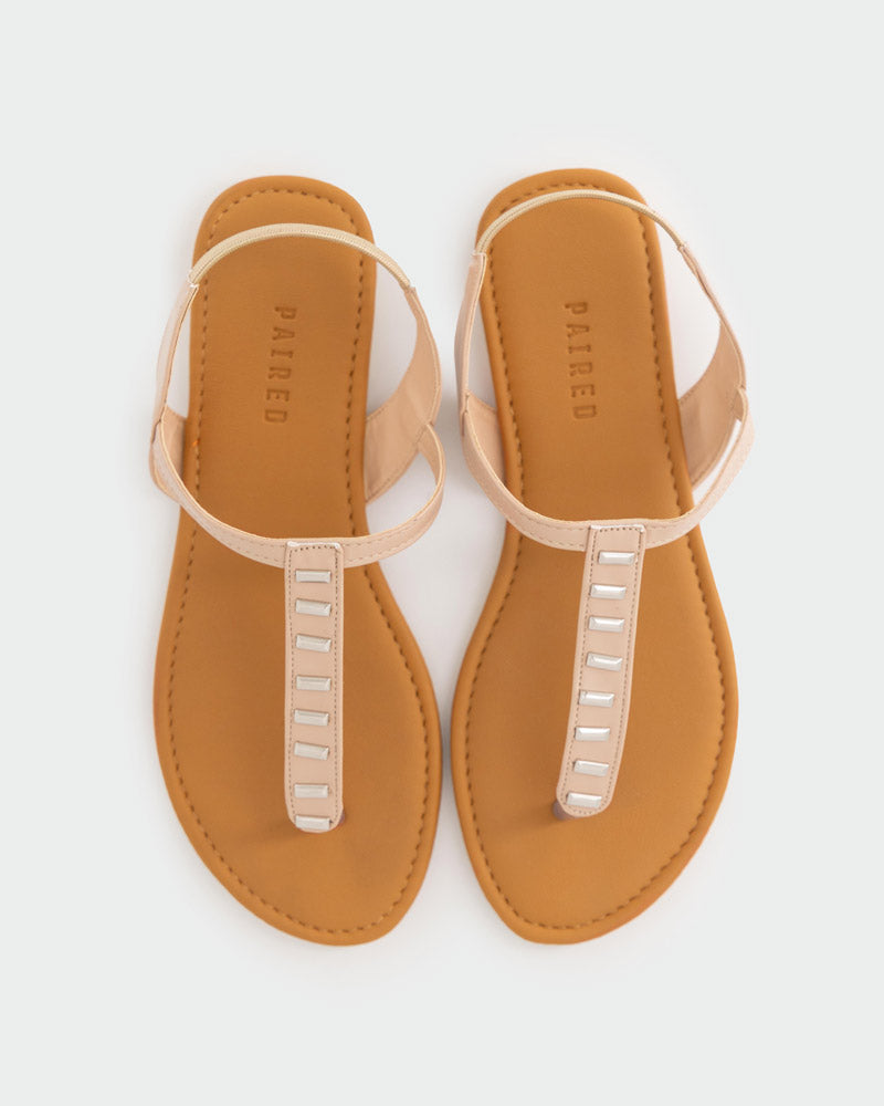 Studded Thong Sandals