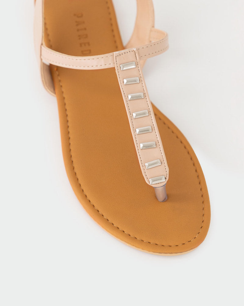 Studded Thong Sandals