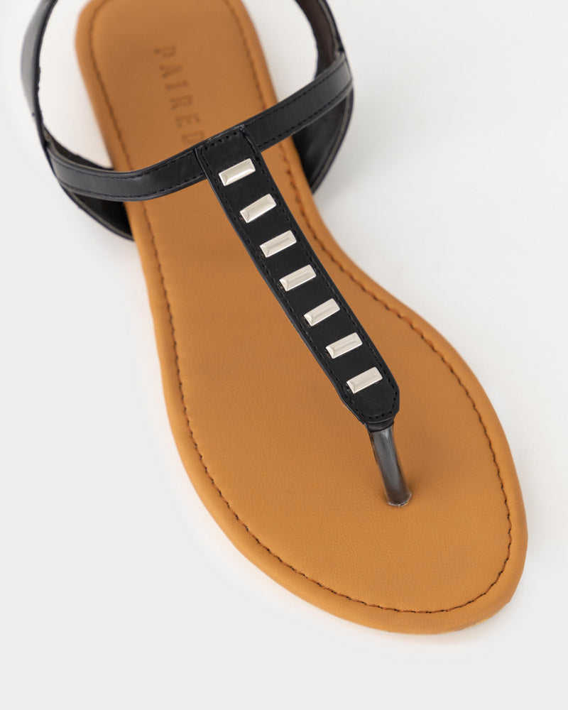 Studded Thong Sandals
