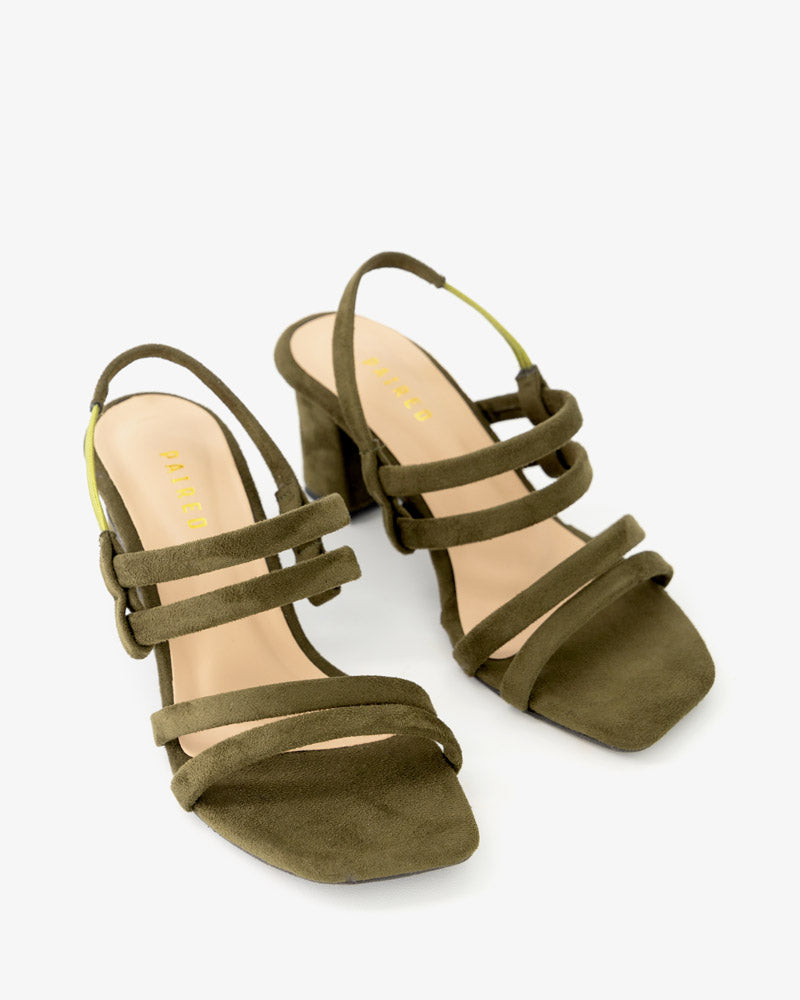 Sling Back Block Heels