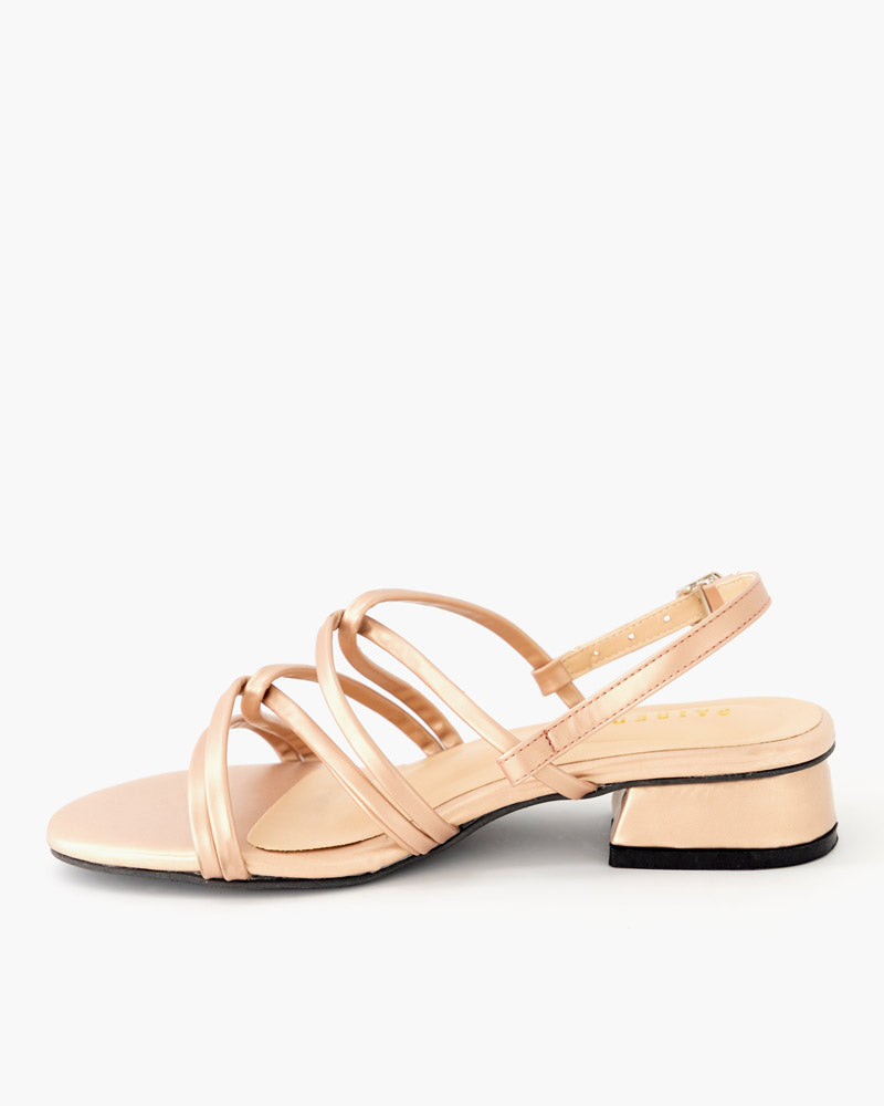 Knotted Block Heel