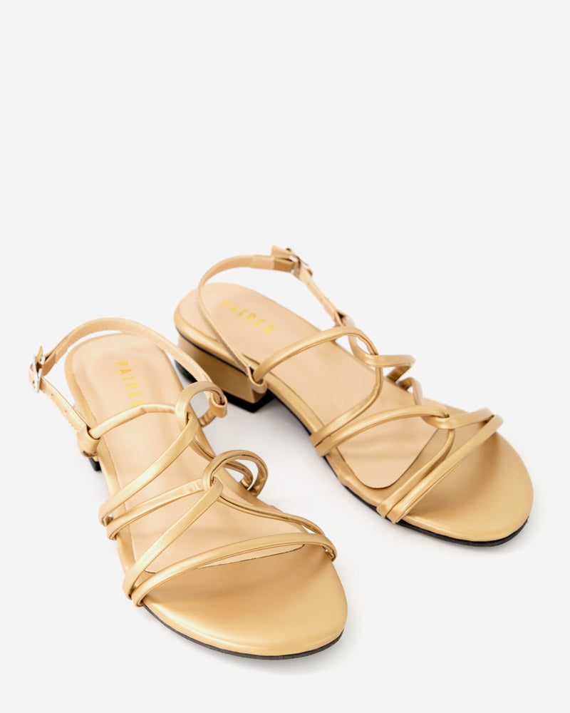 Knotted Block Heel