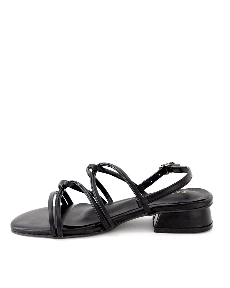 Knotted Block Heel