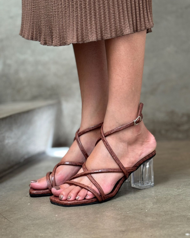 Aurea Strappy Heel by Paired
