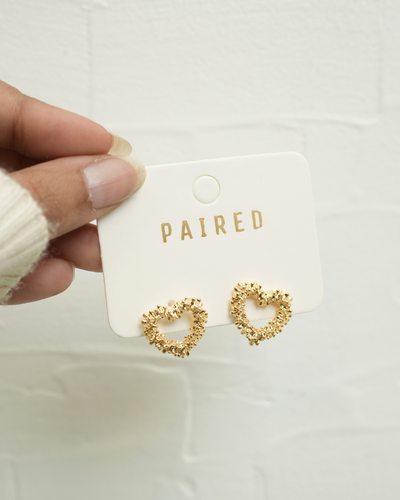 Aurette Heart Earrings by Paired