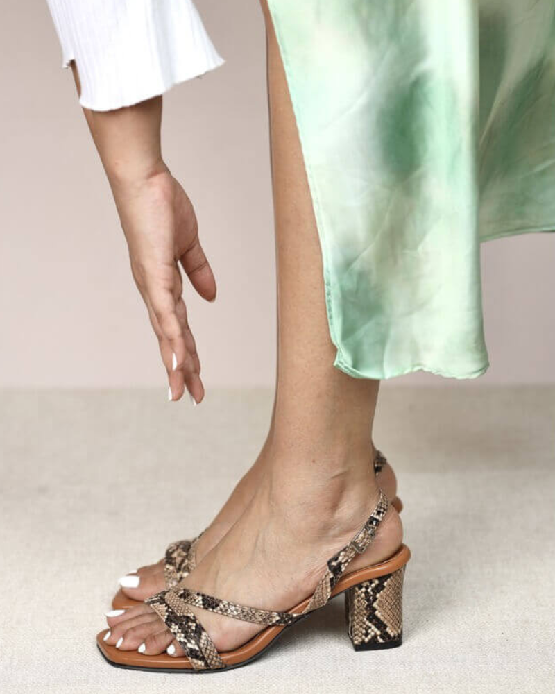 Liza Textured Heels