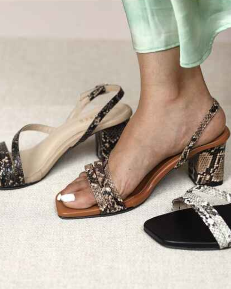 Liza Textured Heels
