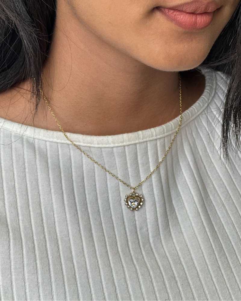 Luna Heart Chain by Paired, view 2